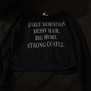 sleeping gown crop top